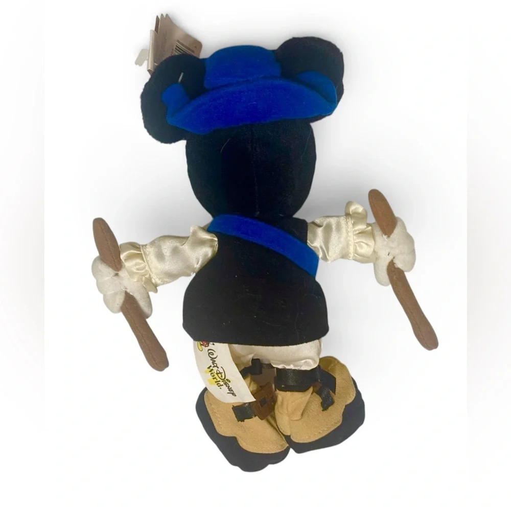 Disney Mickey Mouse Vintage Drummer Plush - From July 4 2001 NWT